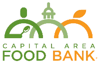 Logo of Santa Barbara Food Bank, featuring stylized green and orange produce items above the organization's name, reminiscent of the vibrant designs one might find at Ruiz Salon.